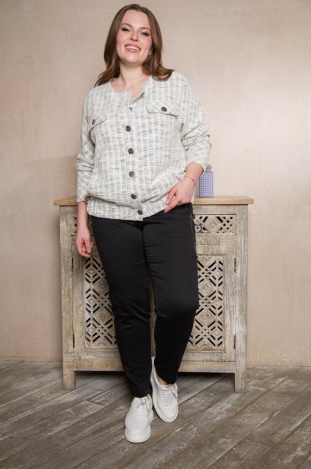 ЖАКЕТ МАГ цвет молочный