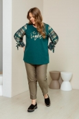 ФУФАЙКА МАЛАХИТ цвет изумрудный