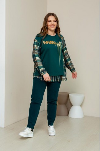 ФУФАЙКА ГРАНД цвет изумрудный