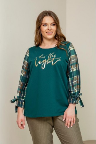 ФУФАЙКА МАЛАХИТ цвет изумрудный