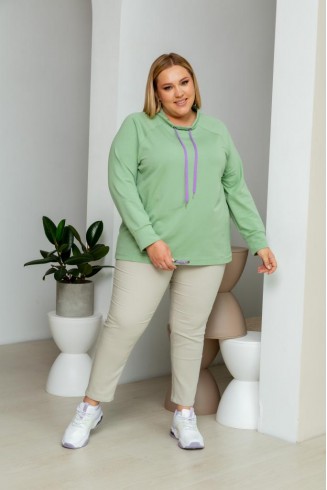 ХУДИ РАССВЕТ цвет мяты