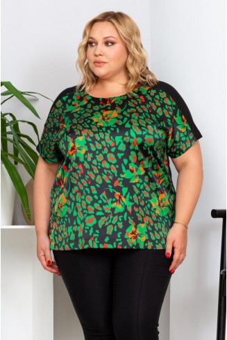 Топ ВИА цвет зеленый с черным