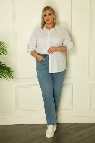 ДЖИНСЫ ДЖЕС цвет деним