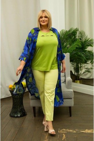 БРЮКИ АВОКАДО цвета лимонный