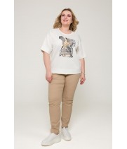 БРЮКИ КАННЫ цвет бежевый