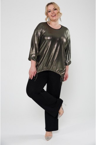 БЛУЗА СПРАЙТ цвет бронзовый