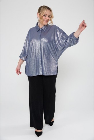 БЛУЗА ФЕЕРИЯ цвет голубой