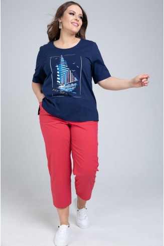 ФУТБОЛКА ЯЛТА цвет светло-синий