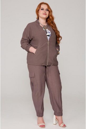 БРЮКИ СОМЕЛЬЕ цвет каштановый