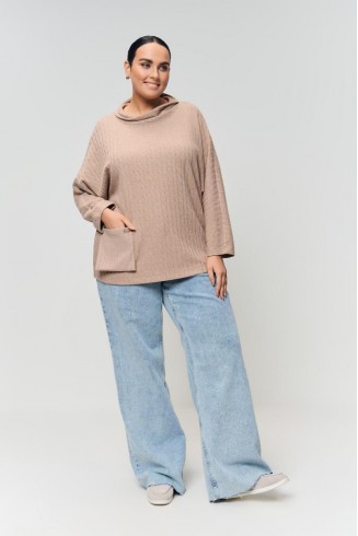 ДЖЕМПЕР МУЗА цвет капучино