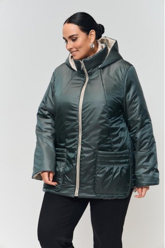 КУРТКА АВРОРА цвет глубокий зеленый