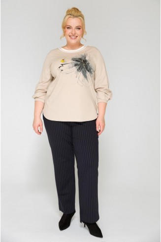 БРЮКИ МОЛЛИ цвет синий