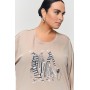 БЛУЗА СИТИ цвет бежевый