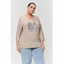 БЛУЗА СИТИ цвет бежевый