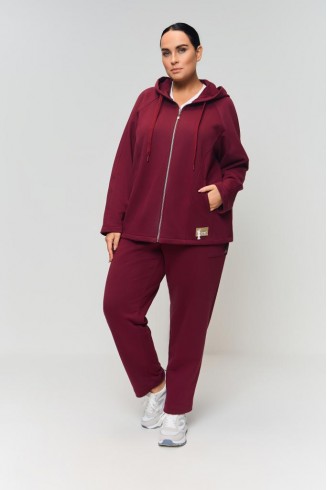 КОСТЮМ ЭСТЕЛЬ цвет винный