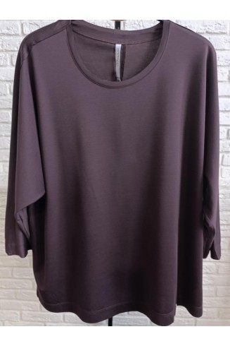 БЛУЗА СИТИ цвет шоколадный