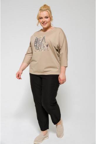 БЛУЗА СИТИ цвет винный