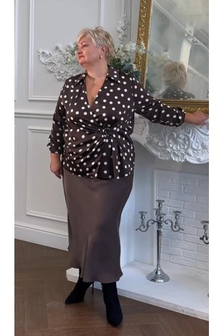 ЮБКА ВОСТОК цвет шоколадный