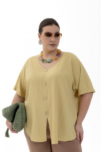 БЛУЗА ЛЮТИК цвет охра
