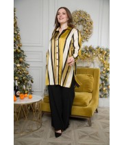 БЛУЗА САМИРА цвет горчичный
