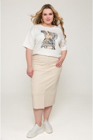 ЮБКА АРАГОН цвет экрю