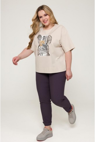 БРЮКИ ГУДЗОН цвет пепельно-фиолетовый