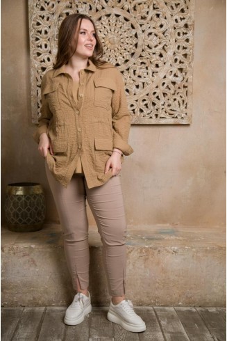ЖАКЕТ КАРАМЕЛЬ цвет песочный