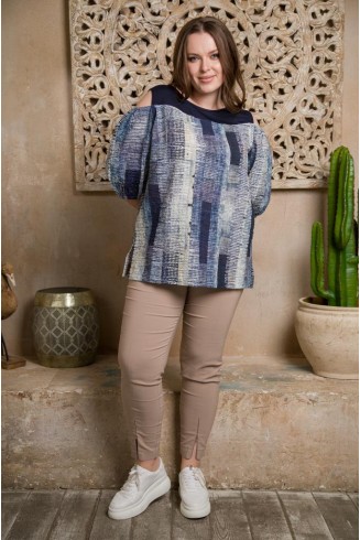 БЛУЗА МЭРИ цвет деним