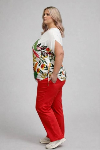 БРЮКИ КАРИБЫ цвет красный