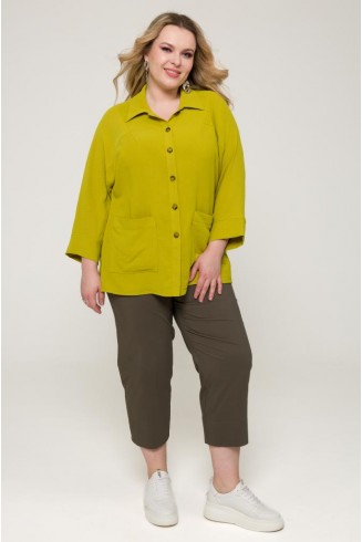 РУБАШКА БУХАРЕСТ цвет лайм