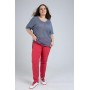 БРЮКИ КАРАВЕЛЛА цвет красный
