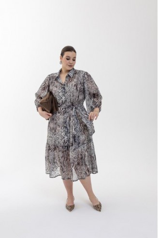 ПЛАТЬЕ ЭРИКА цвет анималистичный