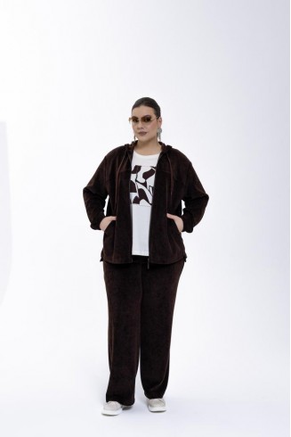 КОСТЮМ ОЛИМПИЯ цвет шоколадный