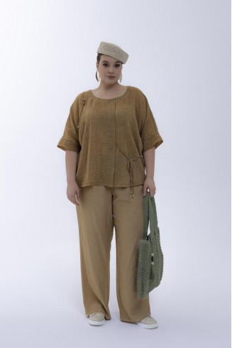 КОСТЮМ с БРЮКАМИ СЮИТА цвет песочный