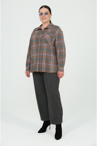 БРЮКИ ПАУЗА цвет темно-серый