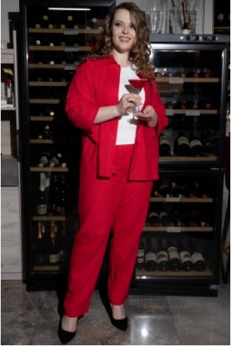 БРЮКИ АЛАБАМА цвет малиновый