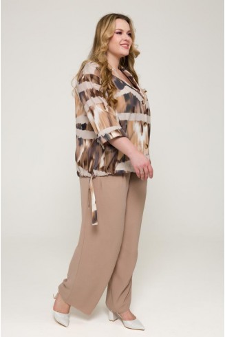 БРЮКИ РИГА цвет бежевый