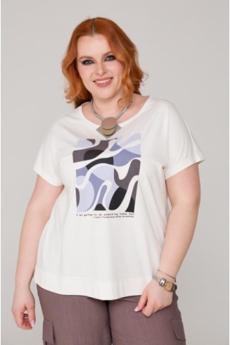 БЛУЗА АНИТА цвет молочный