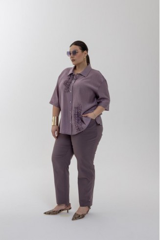 БРЮКИ СЛАЙД цвет брусничный