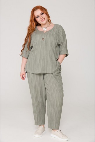 БЛУЗОН БАГДАД цвет оливковый