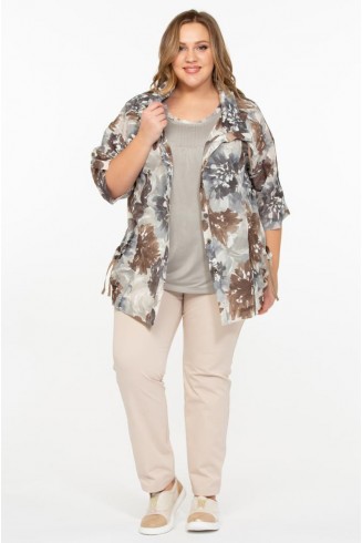 ДЖИНСЫ ДИСКО цвет бежевый