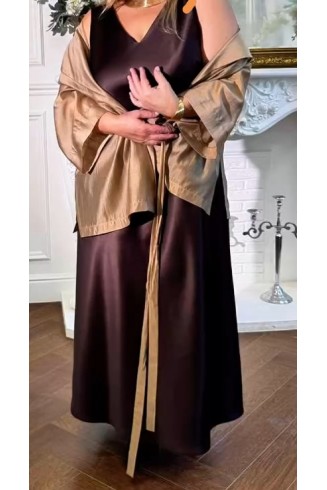 ПЛАТЬЕ ЮЛА цвет шоколадный