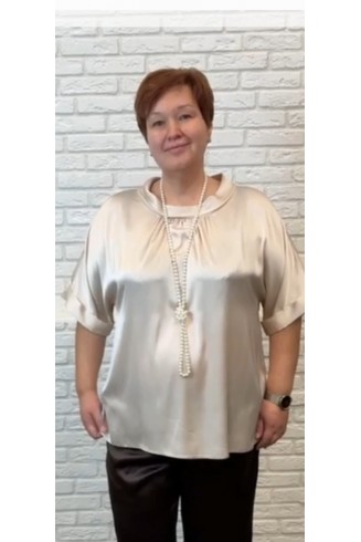 БЛУЗА СОФИЯ цвет экрю