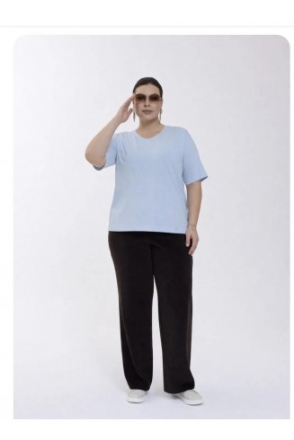 БЛУЗА ОНИКС цвет нежно-голубой