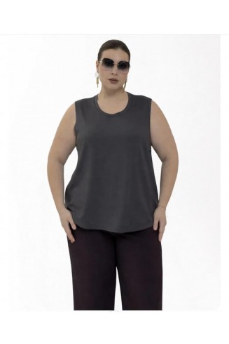 Топ ЛЕТО цвет графитовый серый