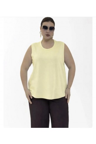 Топ ЛЕТО цвет пастельно-желтый