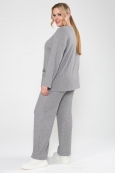 КОСТЮМ с БРЮКАМИ ШИК цвет серый