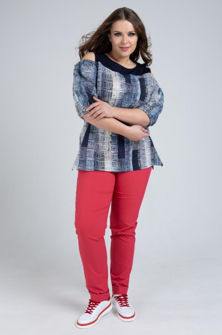 БРЮКИ КАРИБЫ цвет красный