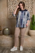 БЛУЗА МЭРИ цвет деним