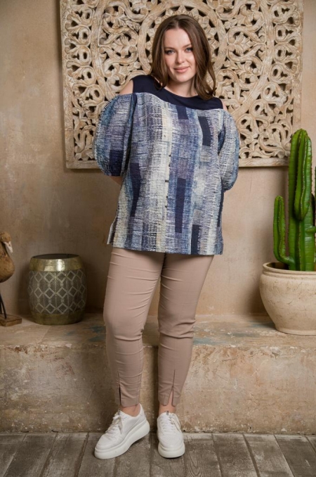 БЛУЗА МЭРИ цвет деним